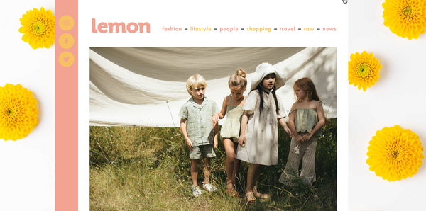 Featured in Lemon magazine - A Brand Profile