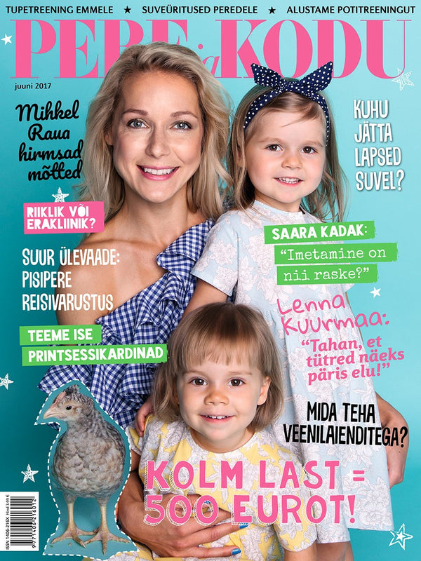 Bebe Organic featured Pere ja Kodu magazine June 2017 issue
