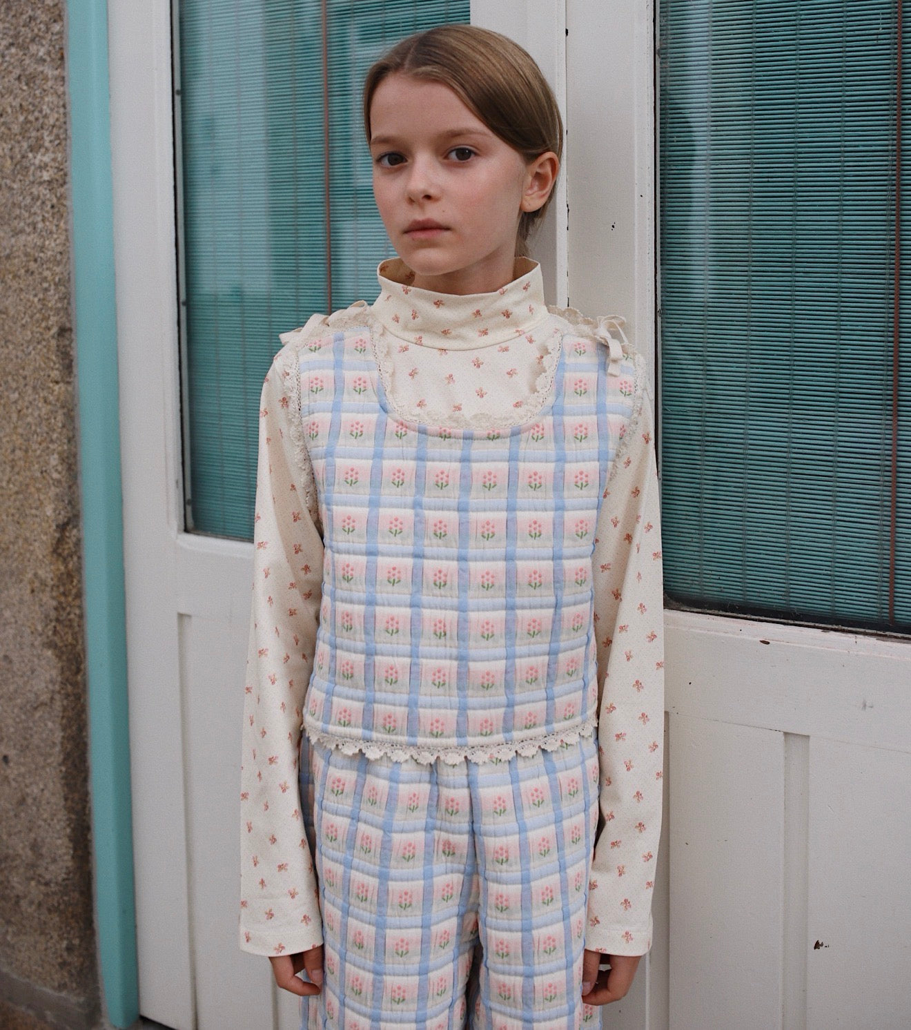 Nostalgic Floral Check – Bebe Organic