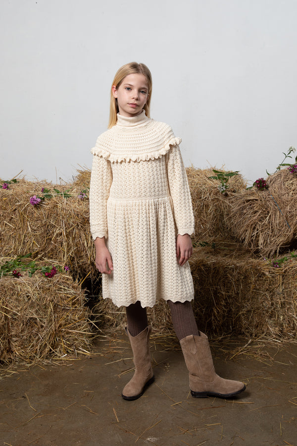 Silvia Dress Cream-4years