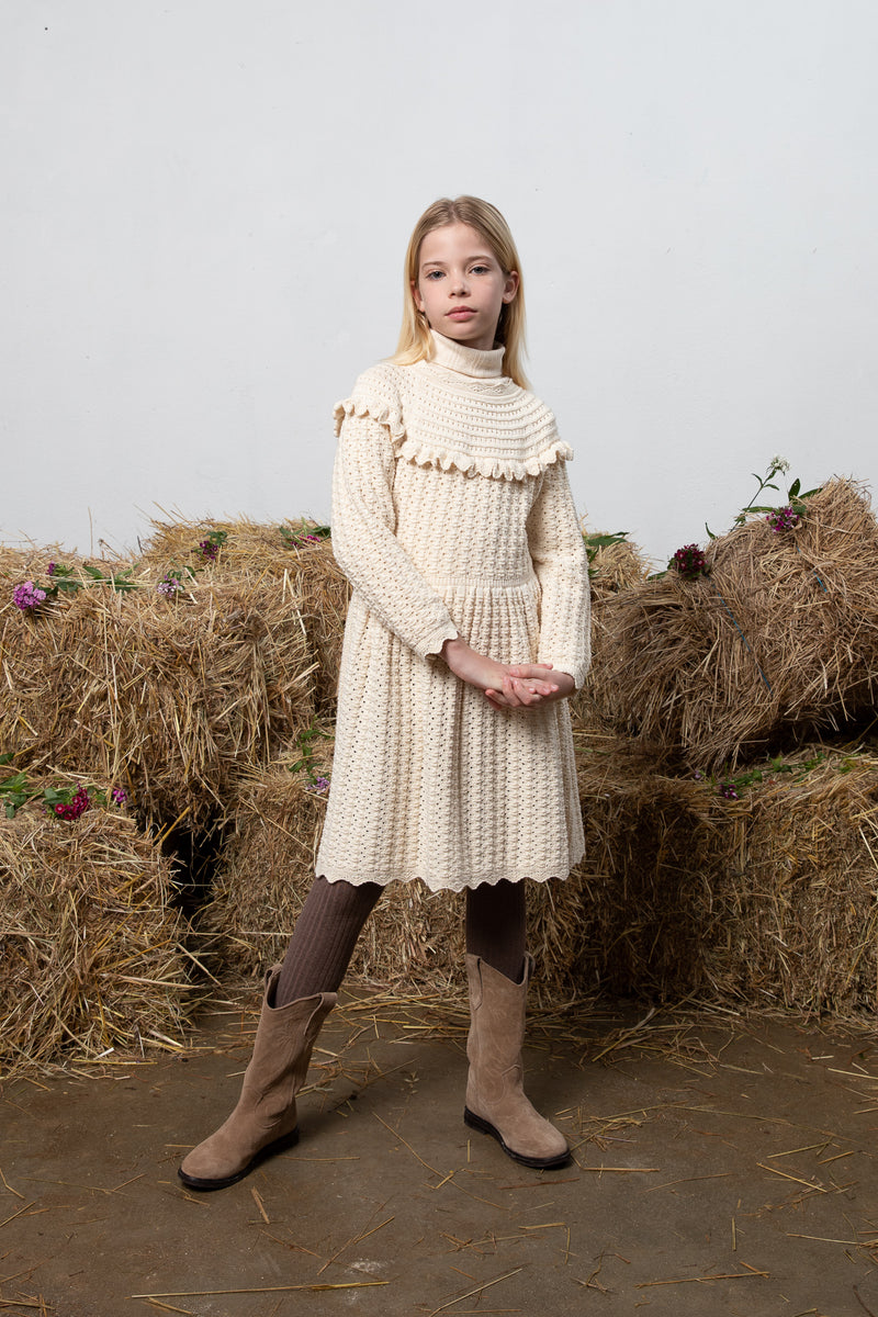 Silvia Dress Cream-4years