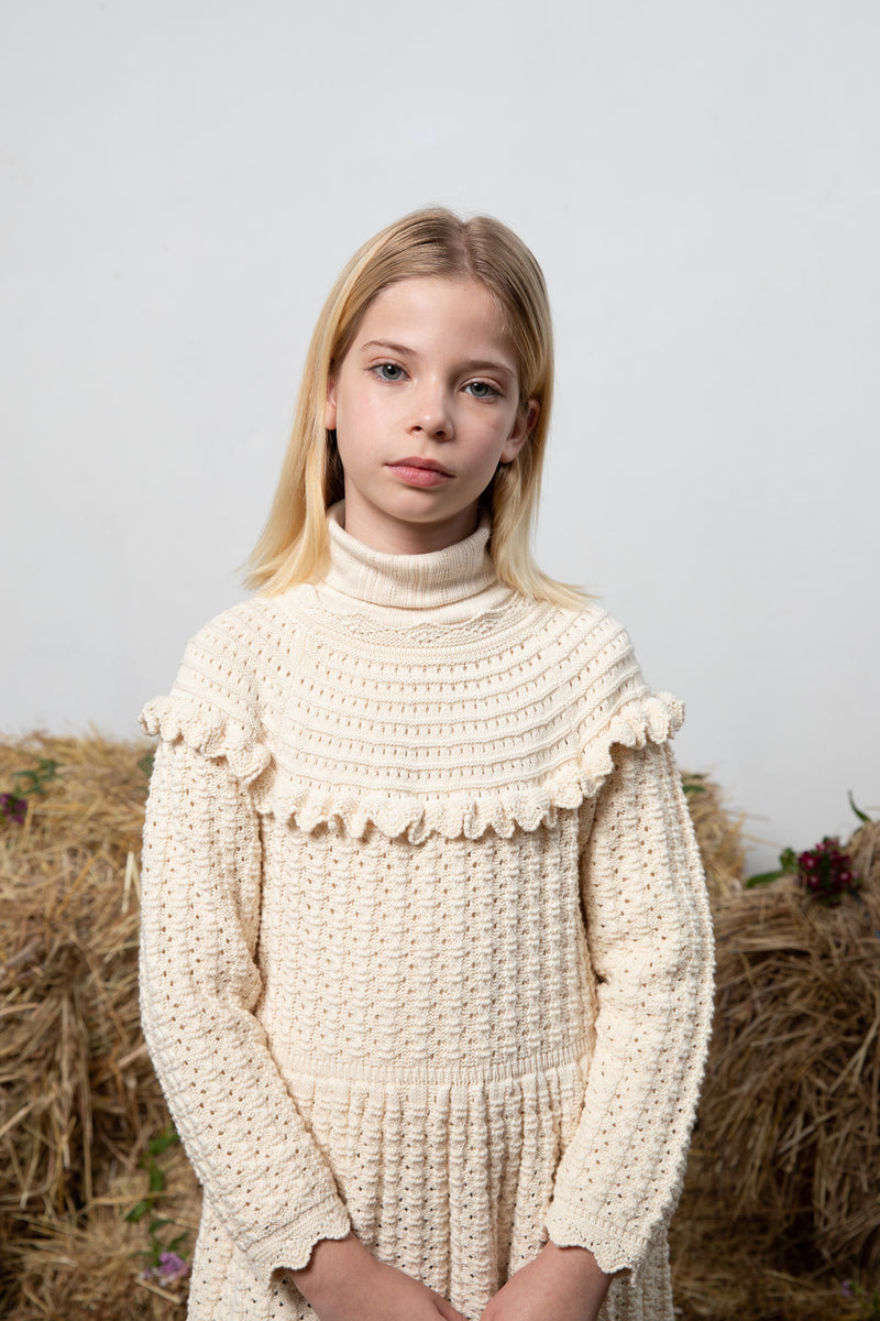 Silvia Dress Cream-4years