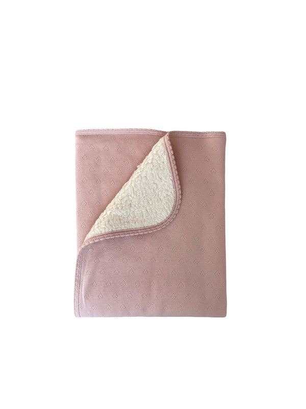 Bebe Heart Fur Blanket
