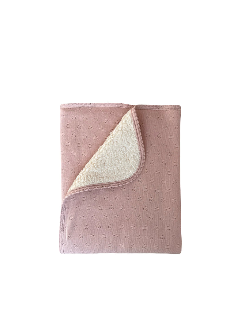 Bebe Heart Fur Blanket