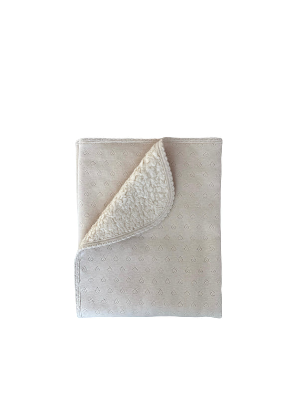 Bebe Heart Fur Blanket