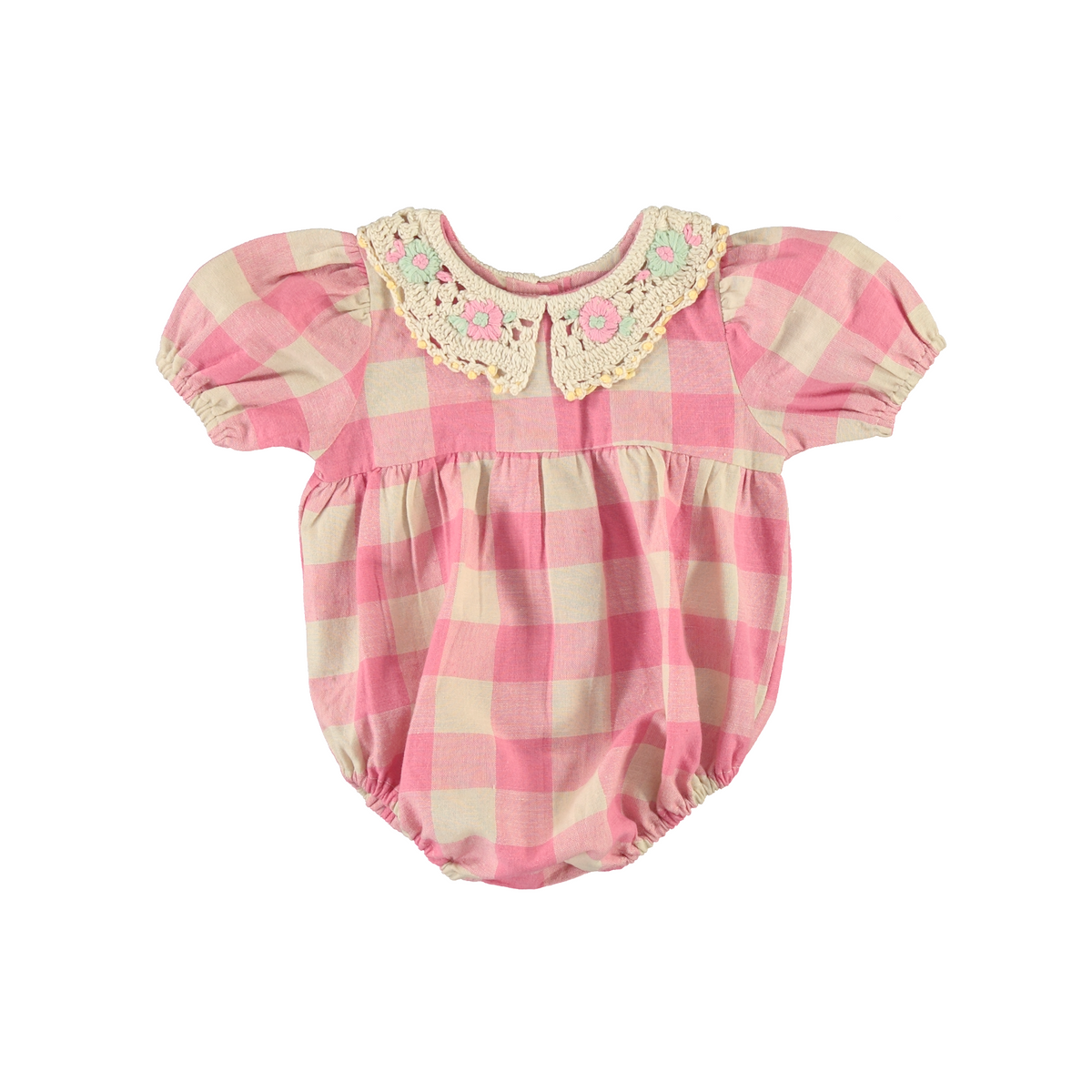 Bebe organic amelia romper&bonnet 6M 【公式通販】