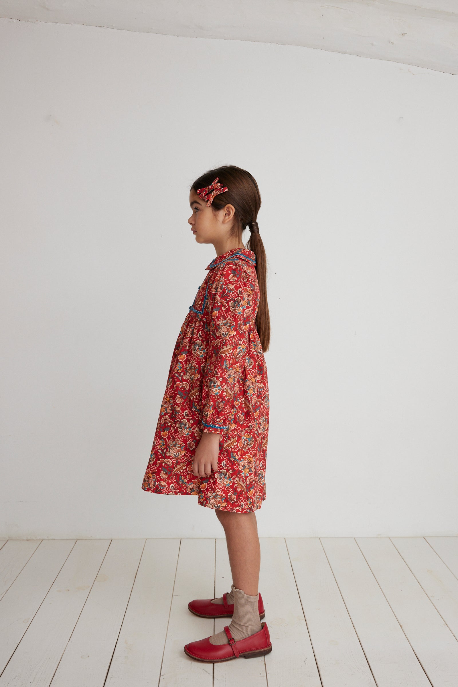 Bebe Organic 花柄ノースリーブワンピース 4Y Floria Dress – Bebe Organic
