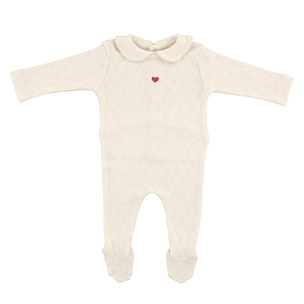 Bebe Heart Collar Overall