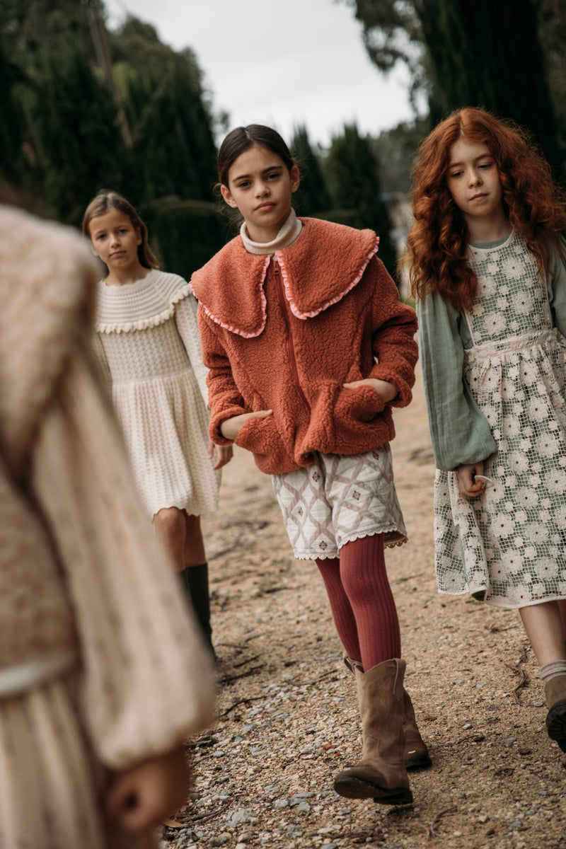 Ella Jacket Dusty Rose-12years