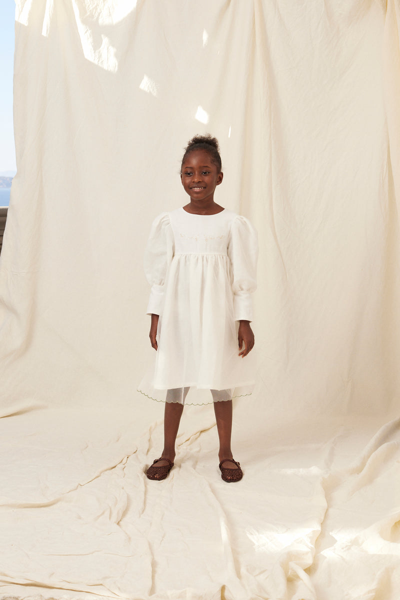 bebe long sleeve dress Lou-Anne Dress-4years – Organic Maxi dresses The Bebe Saint Bebe Bloom Dress Size:LRG long cream dress