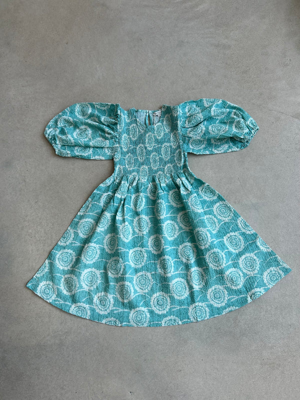 Fleurine Lagoon Dress 3/4 Sleeves