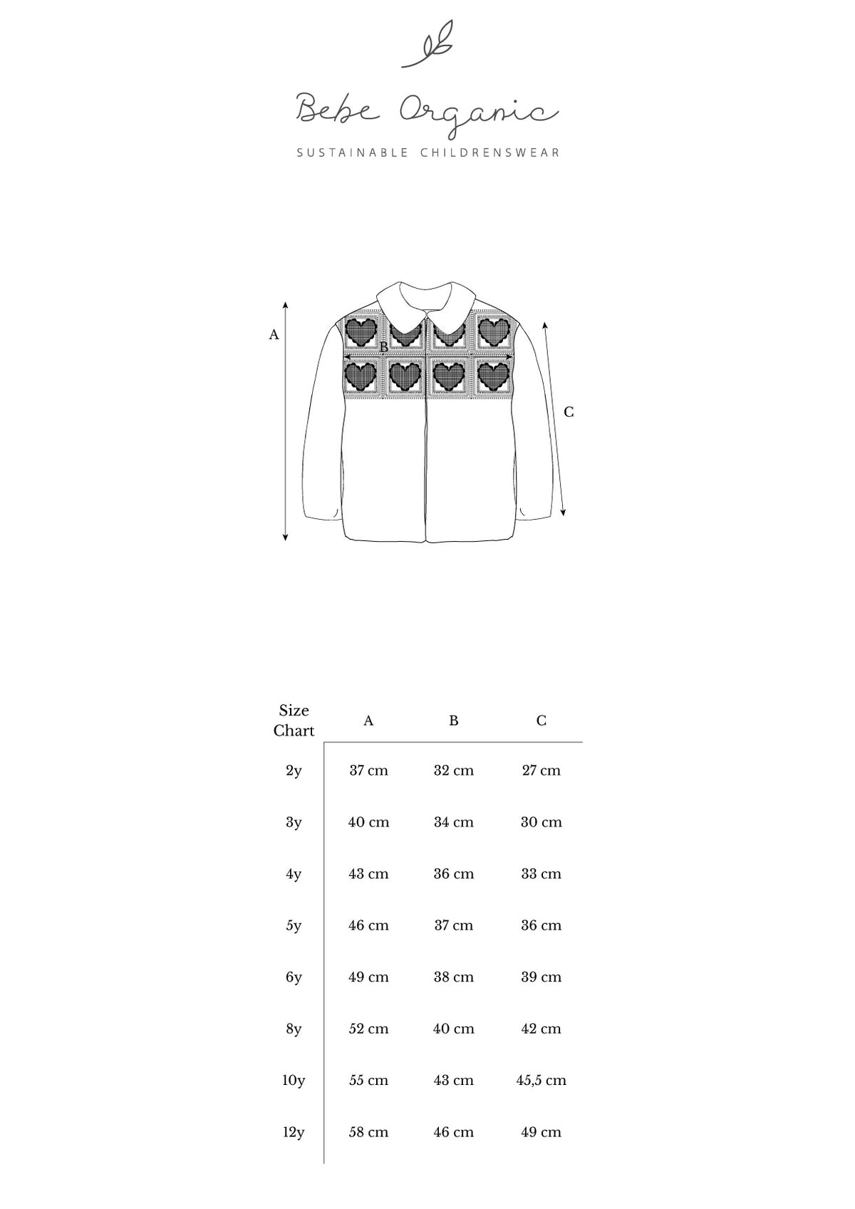 Emma Heart Crochet Jacket – Bebe Organic