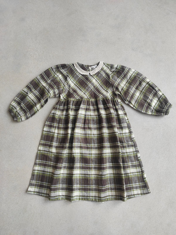 SAMPLE - Charlotte Dress Bohemia  Check - 8 Years