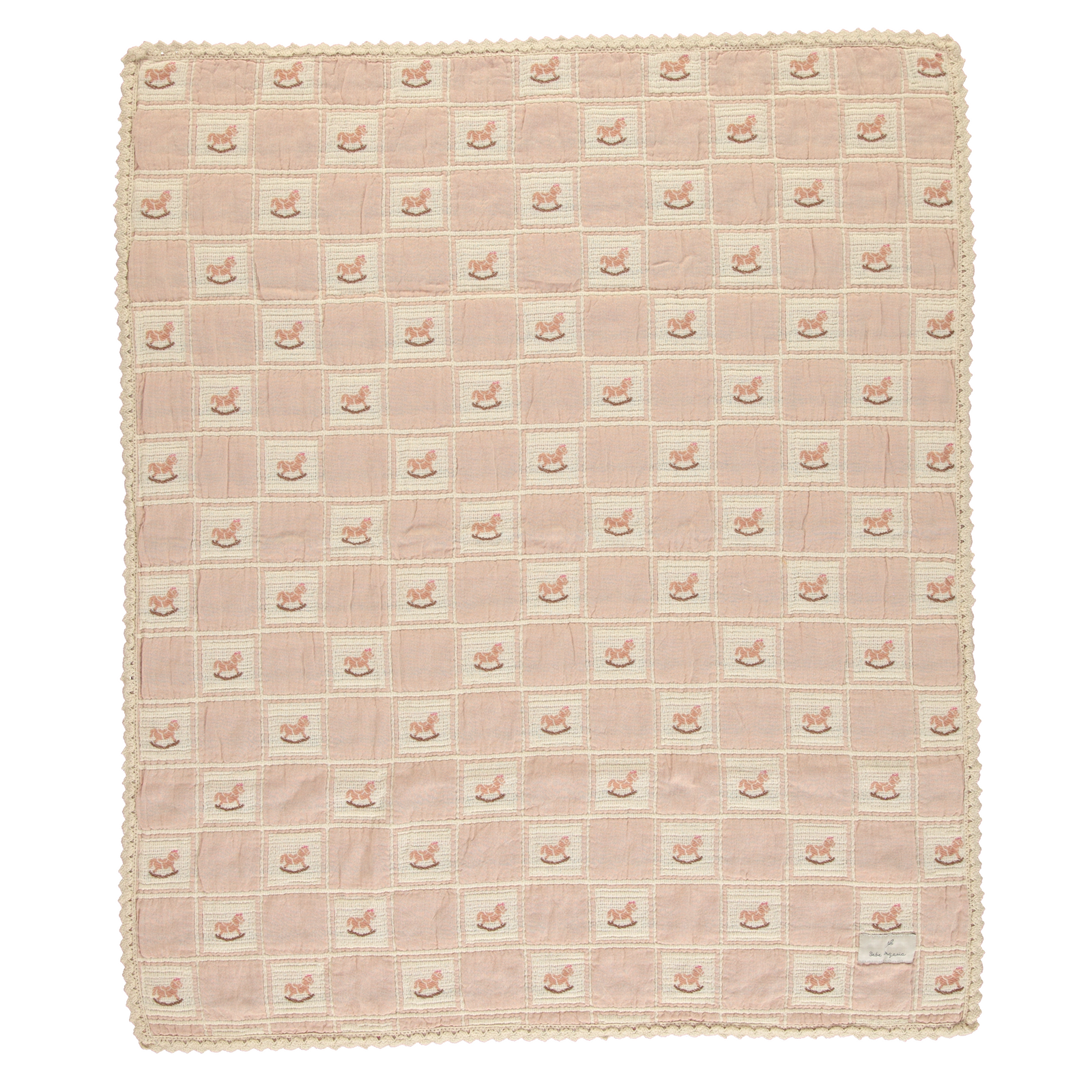 omochi】bebe organic Joan Blanket Bebe Organic Joan Blanket