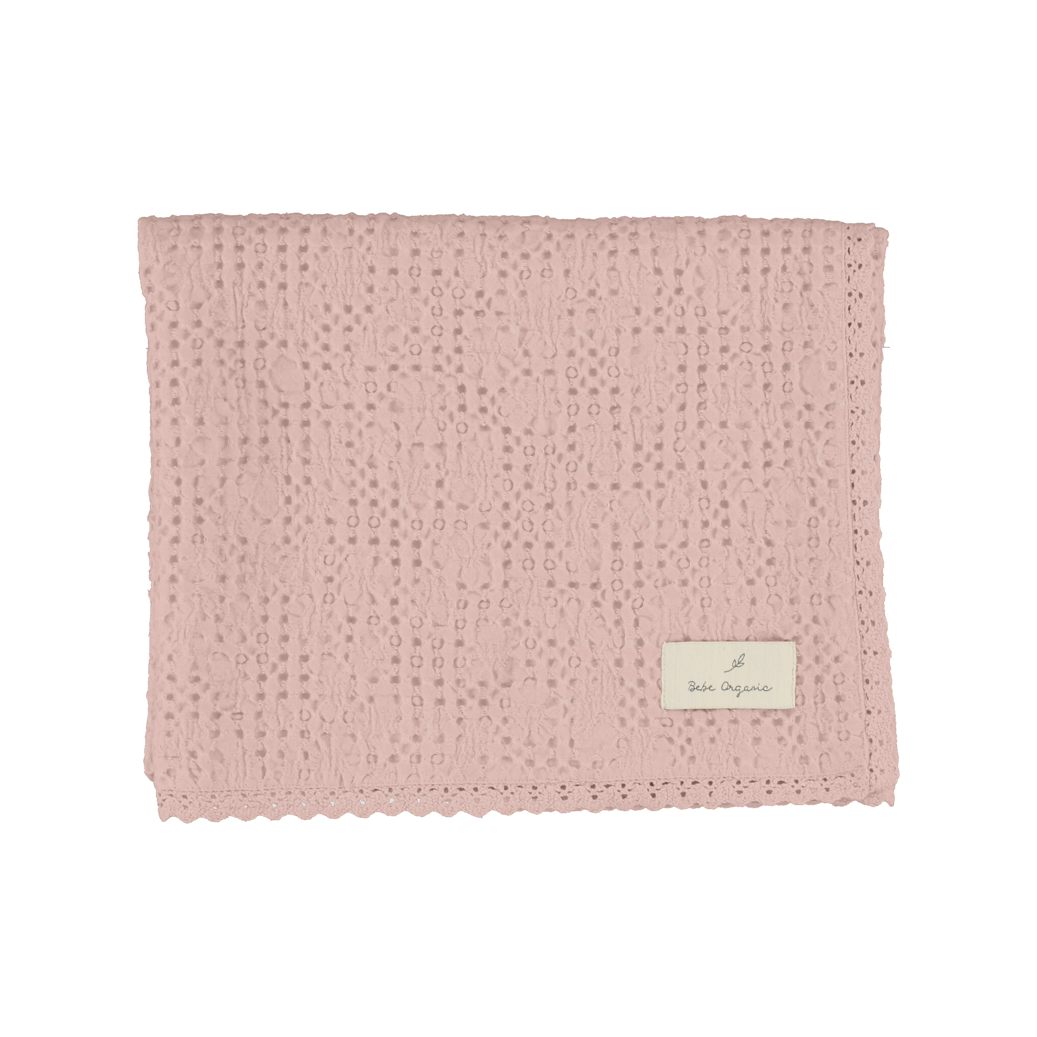 Bebe Organic Waffle Blanket - Blush