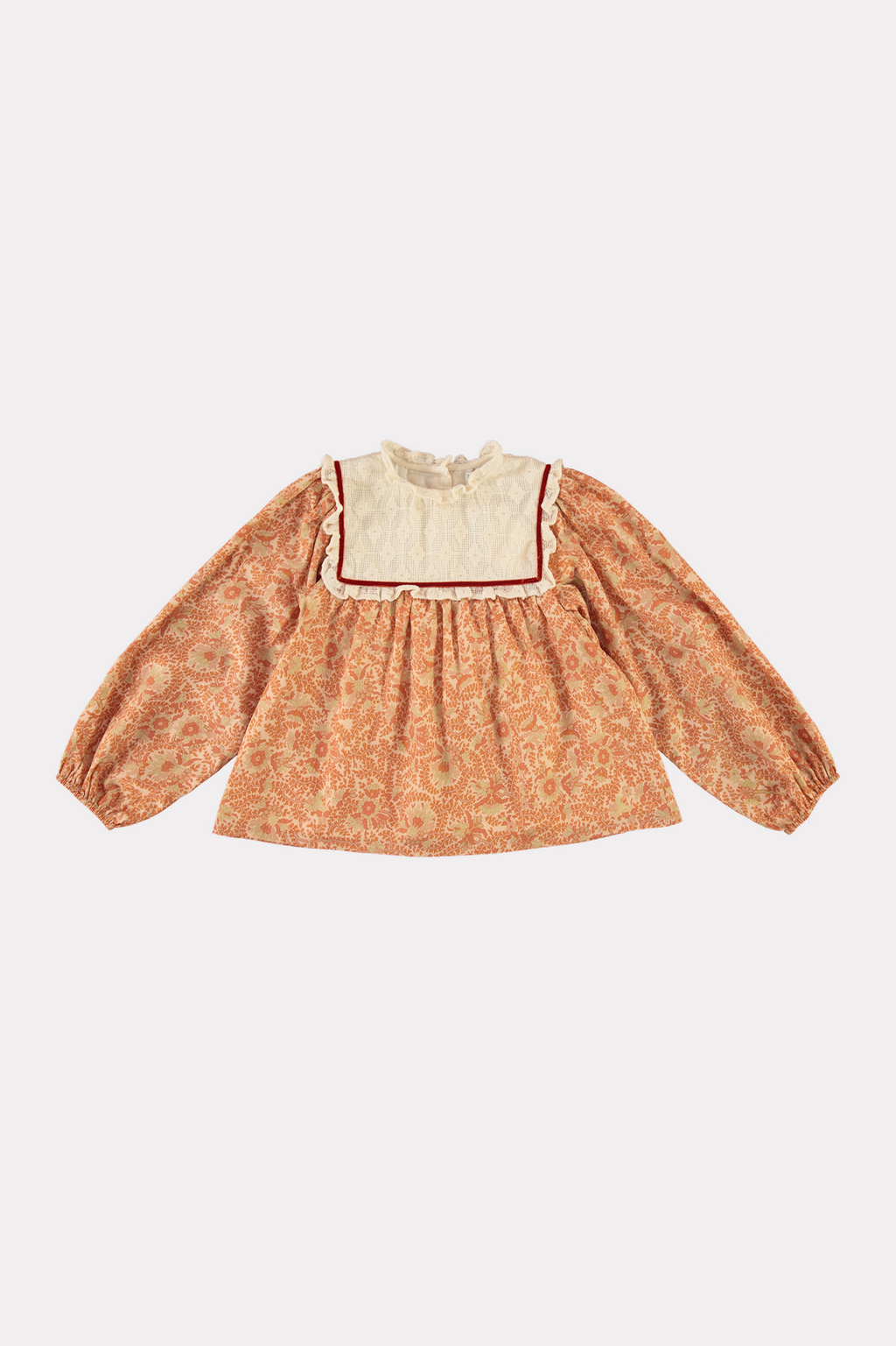 Birgit Blouse Antique Florals-8years – Bebe Organic