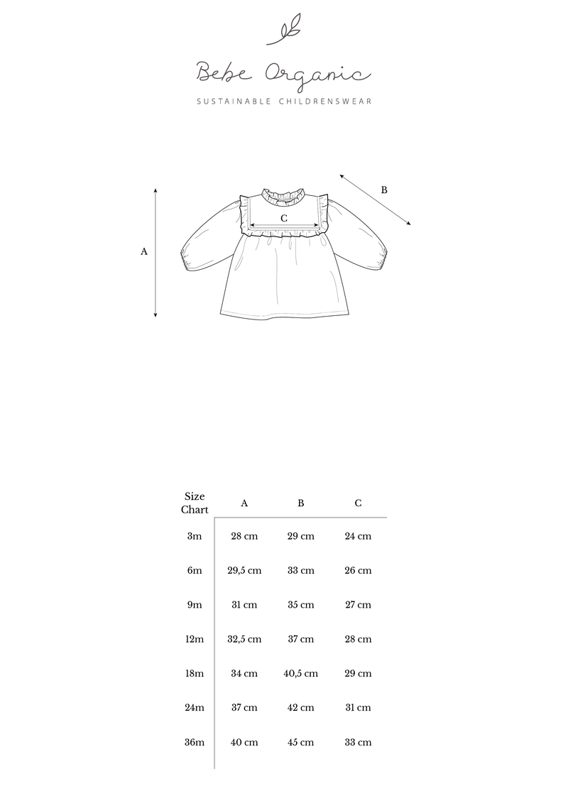 Birgit Baby Blouse Antique Florals