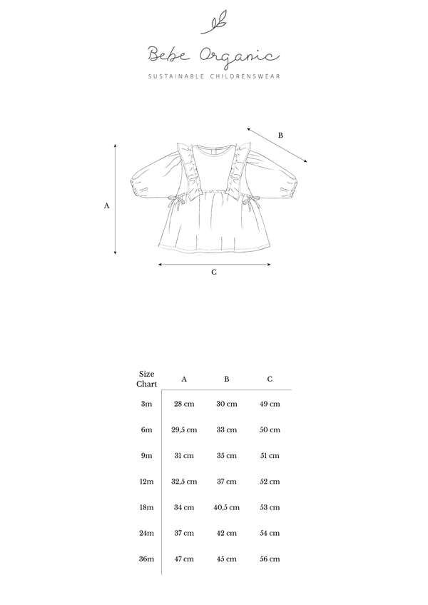 Colette Baby Blouse Edelweiss-24months
